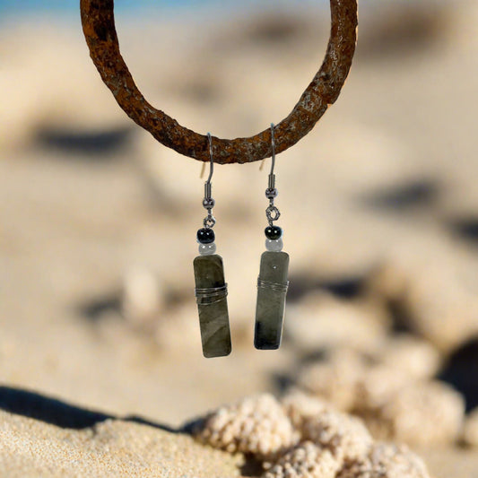 JWH Designs - Nature Inspired Artistic Jewellery - Semiprecious Gemstone Earrings