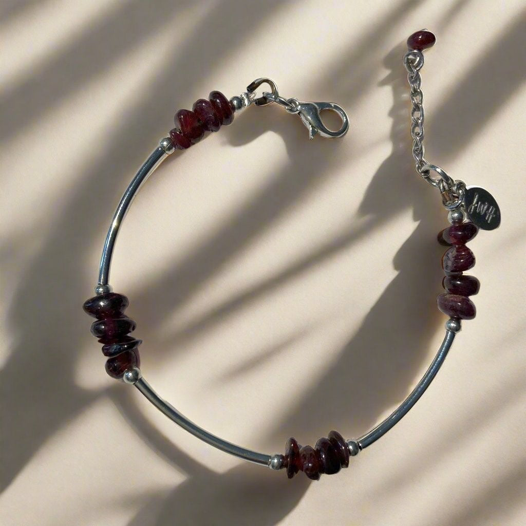 05-B4-1 Birthstone Tube Bracelets