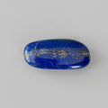 Lapis lazuli gemstone featuring deep blue colouring with natural golden pyrite flecks, showcased in the J.W.H. Designs gemstone collection.