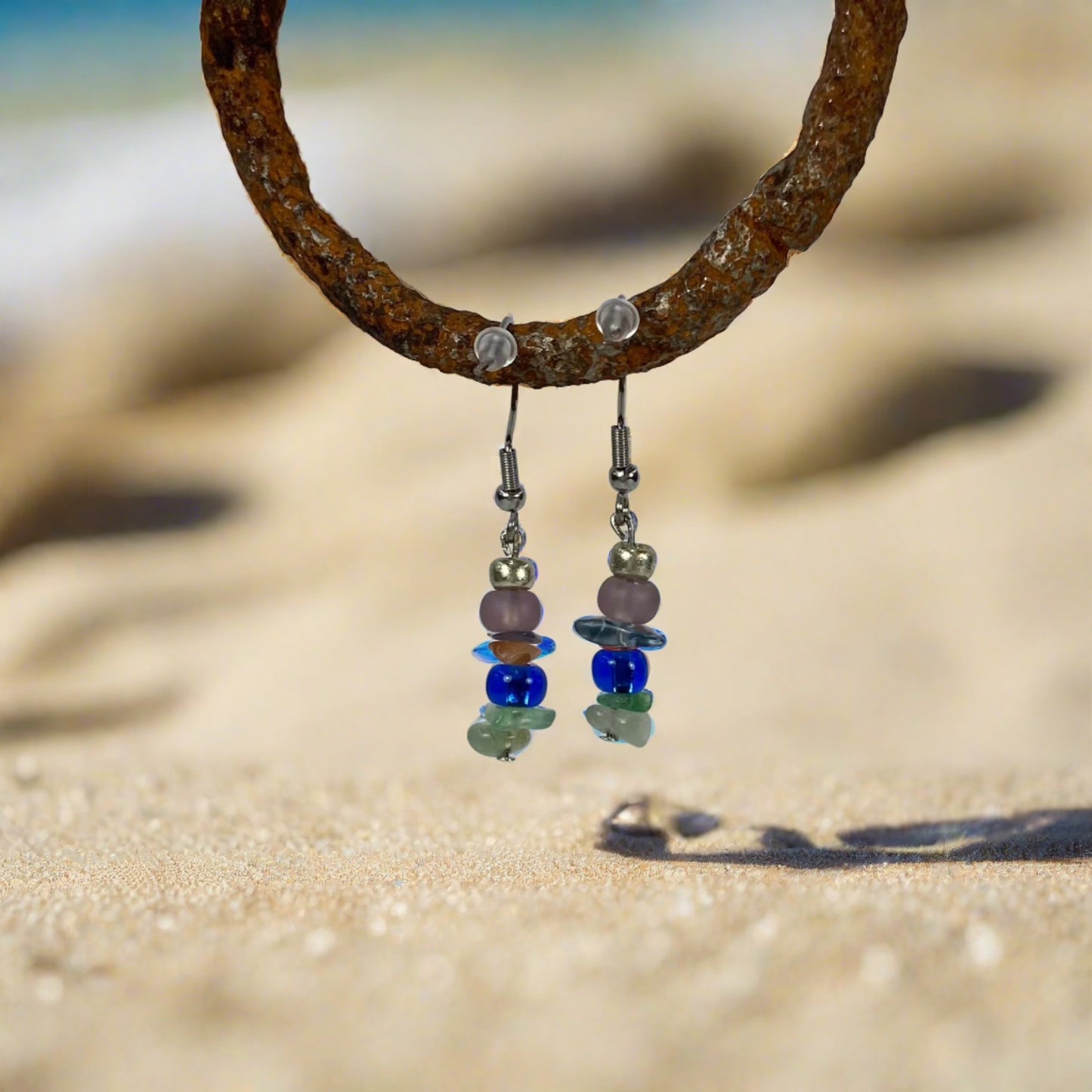 JWH Designs - Nature Inspired Artistic Jewellery - Semiprecious Gemstone Earrings
