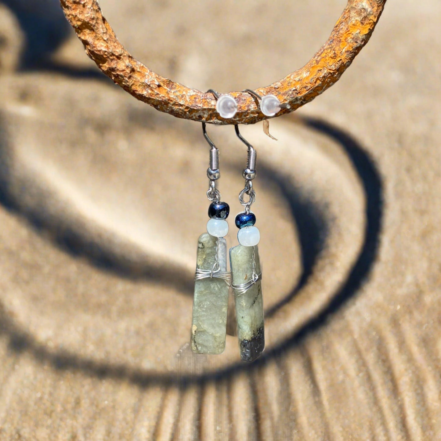 JWH Designs - Nature Inspired Artistic Jewellery - Semiprecious Gemstone Earrings